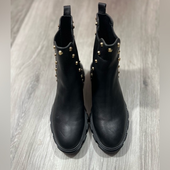 Michael Kors Ridley Astor Stud Leather Boot ✨brand new✨No box Color Black - Picture 5 of 10